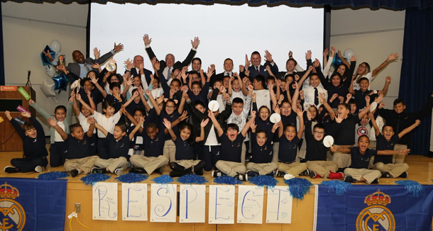  Real Madrid and Ducatus Foundations Visit School 28